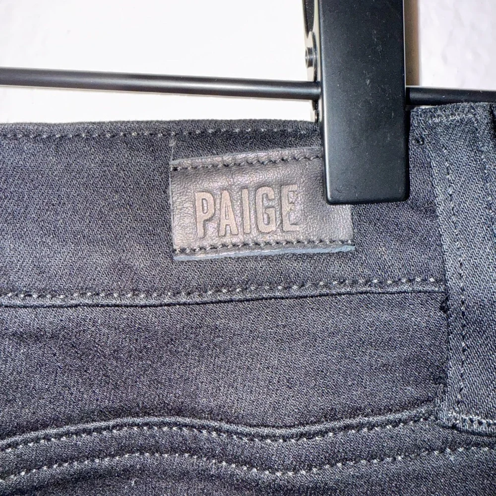 PAIGE Jeans The Rory Crop Flare Black - Picture 5 of 8